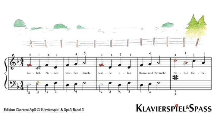 Nebel, Nebel, weißer Hauch Klavierspiel & Spaß