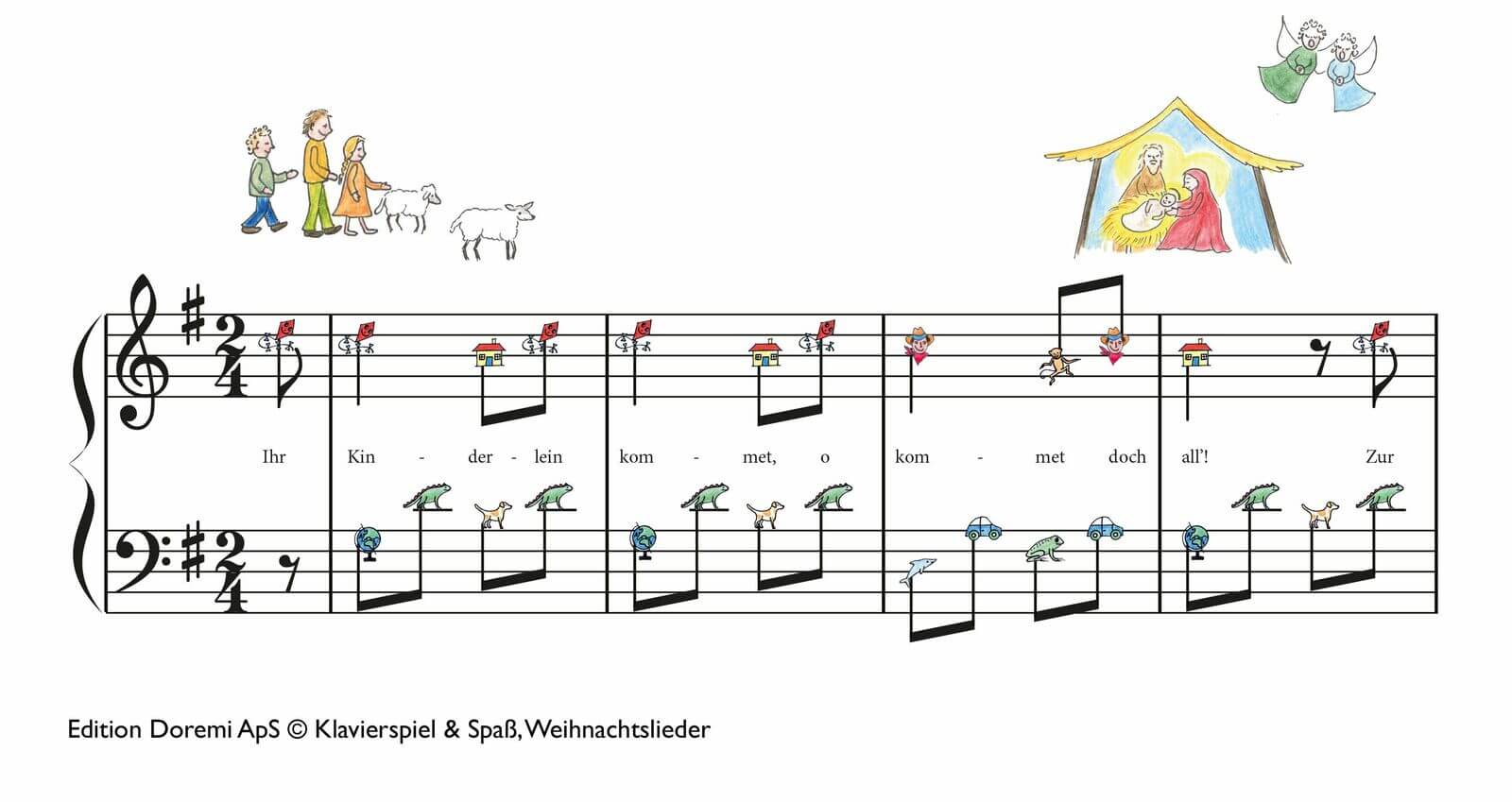 Spannende Ihr Kinderlein Kommet Akkorde Ebenbild